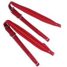 Robuste, verstellbare PU-Schultergurt für 16-120 Bass-Akkordeon (Rot)