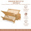 Bamboo Dish Drainer Kitchen Plates Rack Cutlery Utensil Drying Rack 4