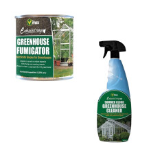 Greenhouse Cleaner 750ml & Fumigator 3.5g Insect Control Kit