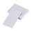 50Pcs Blank Silver Metal Visiting Cards - Solid Light and Rust-Free 12