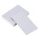 50Pcs Blank Silver Metal Visiting Cards - Solid Light and Rust-Free 9