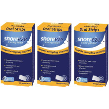 Snoreeze Snoring Relief Oral Strips 28 - Triple Pack