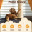 Kitten Small Scratcher Post, 40cm Cat Scratch Pole with Ball for Indoor Cats, Fun Interactive Toy with Stable Base 7