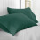 (Pillowcases Pair: 50X75 cm, Emerald) Pack of 2 Fitted Sheets 25CM Extra Deep Hotel Quality Fitted Bed Sheets 6