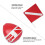PVC Dive Buoy with Inflatable Flag for Quick Storage and Safety 13