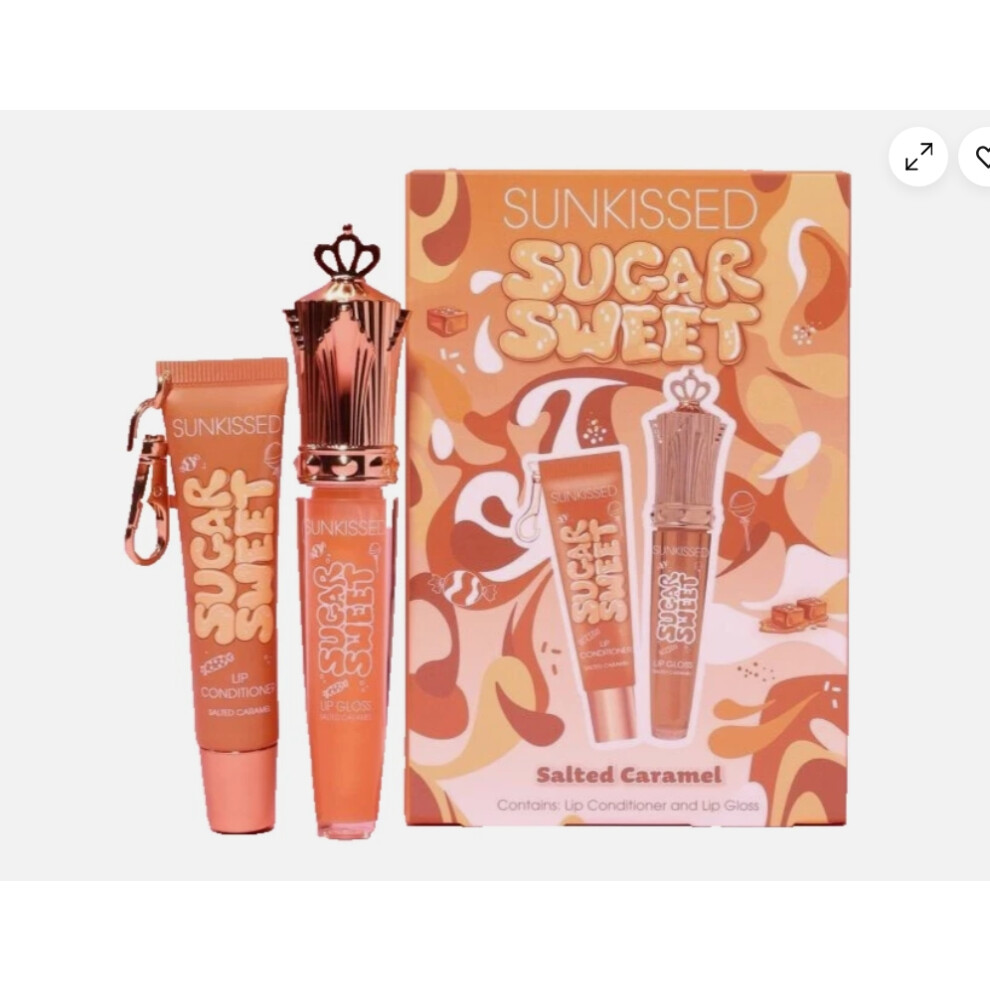 SUNKISSED LIP GLOSS & CONDITIONER GIFT SET SUGAR SWEET SALTED CARAMEL-image-OPC-PJ6WGYJ-NEW