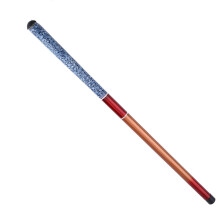 2.4M Portable FRP Fishing Rod Black Telescopic Design for Easy Use