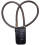 Bluetooth Smart Lock with 105dB Alarm, 80cm Copper Cable, Black 2