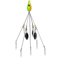 18g 5 Arm Rig Head Umbrella Fishing Group Bait Bass Swimming Lure