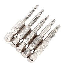 5 Stück 50mm Sechskant-Dreieck-Schlitz-Schlüsselbits Set, starke Magnetkraft
