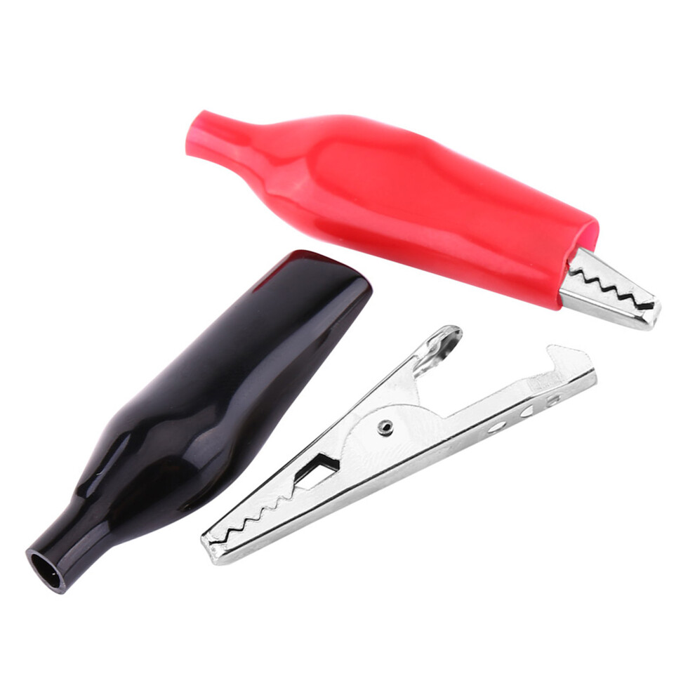 Black&Red 45Mm Alligator Clips 20Pcs Testing Probe Crocodile Clamp Kit 6921330038003