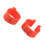 Efficient Poultry Management 100PCS 16MM Red Numbered Leg Bands 9