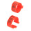 Efficient Poultry Management 100PCS 16MM Red Numbered Leg Bands 10