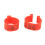 Efficient Poultry Management 100PCS 16MM Red Numbered Leg Bands 1
