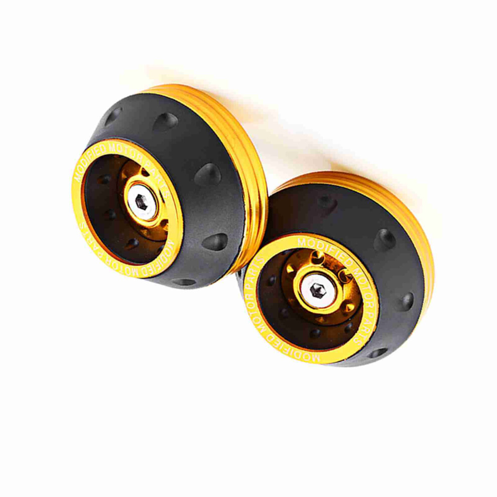 Cnc Aluminum Front Fork Wheel Frame Sliders For Motorbike Scooter Moped Gold 8421330038440