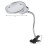 Large 2.25x/5x Lighted Tabletop Magnifier with Clamp, 46cm Length 14