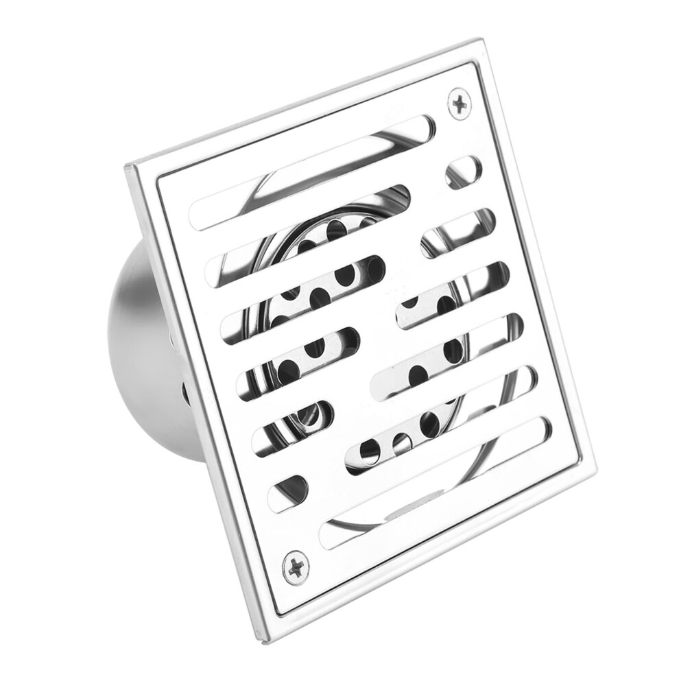 Stainless Steel Square Floor Drain 110X110mm For Odor-Free Bathrooms 5091330041127