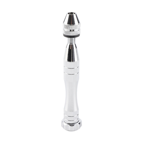 Silver Wide Grasp Range Hand Twist Drill Set with 10 HHS Bits, 0.3-3.6mm