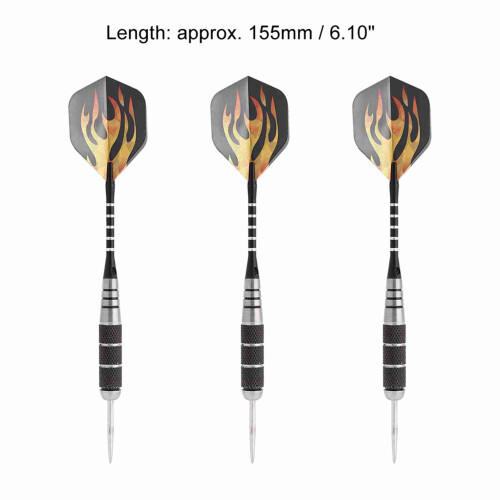 3 Throwing Darts 155mm with Laser Printing PET Flights Dart Tools (L4) 1