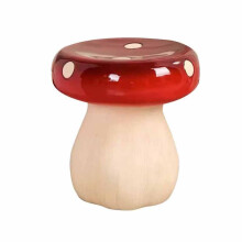 Red Mushroom Stool, Mushroom Chair, Shoe Tipper, Cute Outdoor Mushroom Stool, for Room Decoration, Decoration, Balcony, Red