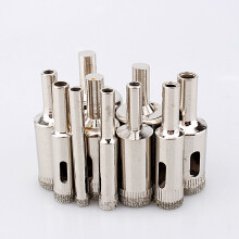 10 Stück Diamantbohrer-Set 6-30mm für Fliesen, Glas, Keramik