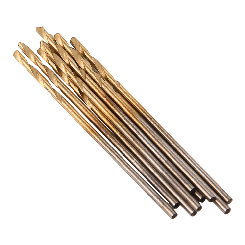 10Pcs 1.0Mm Hss Twist Drilling Bits Set For Pcb Metal Plastic 6901330042354