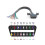 Universal OBD2 16Pin Female Connector to Open OBD Cable Female Extension Connector Ribbon Interface Adapter 19