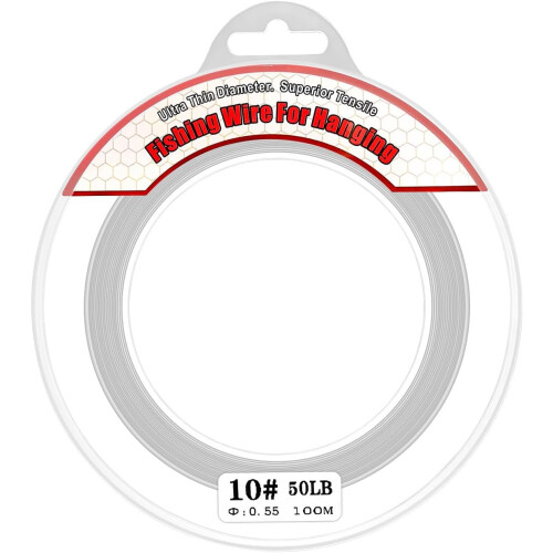 Angelschnur  monofilament, transparent, nylon, 100 m 1