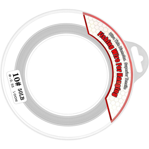 Angelschnur  monofilament, transparent, nylon, 100 m 2