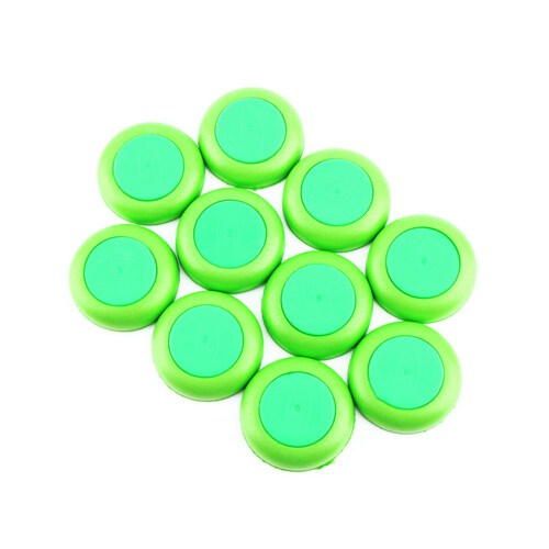 High Quality 10pcs Soft Green Foam Discs for Toy Gun Blaster Refill 2