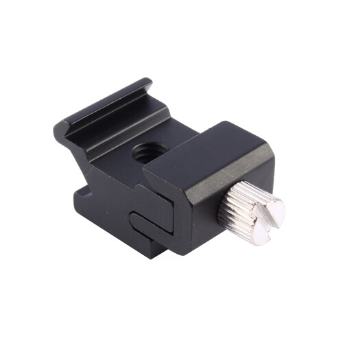 Adjustable Cold Shoe Hot Shoe Mount Adapter for DSLR Camera Flash 3.1cm 2