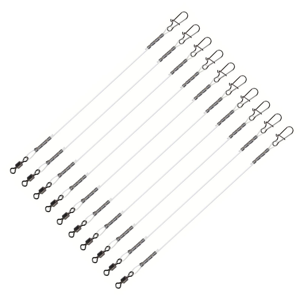 Fishing Wire Leader Antibite Leader Fishing Tackle Fishing Hook Antibite Wire Line Leader with 20 cm-image-OPC-PJ6W57V-NEW