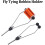 For Creative Bobbin Fly Fishing Tying Tool Ceramic  Metal Adjustable Bobbin Threader Spool Tool 11 cm/4.33 Inches 4
