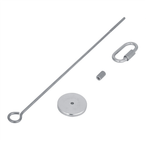 Edelstahl-Papageienfutterspiess 12 cm oder 20 cm Hängender Obsthalter 1