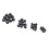 10 Self Lock M5 Nut Set Aluminum Alloy Nylon Insert Hex Lock Nuts 14