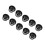 Durable M4 Anodize Hex Lock Nuts Set of 10 with Self-Locking Nylon 1