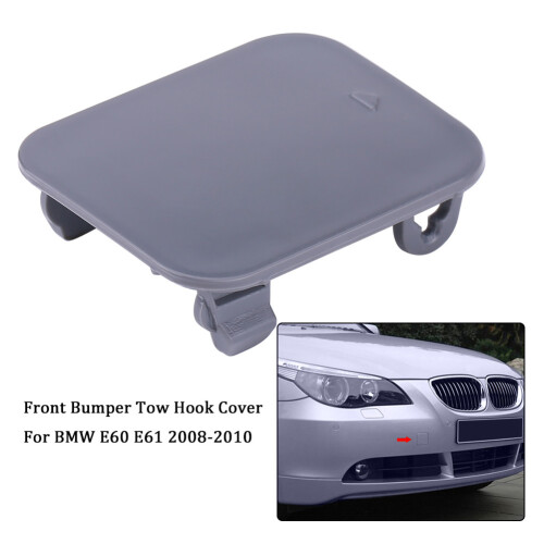 E60 E61 5 Series 08-10 Front Bumper Tow Hook Cover Cap Replacement 2