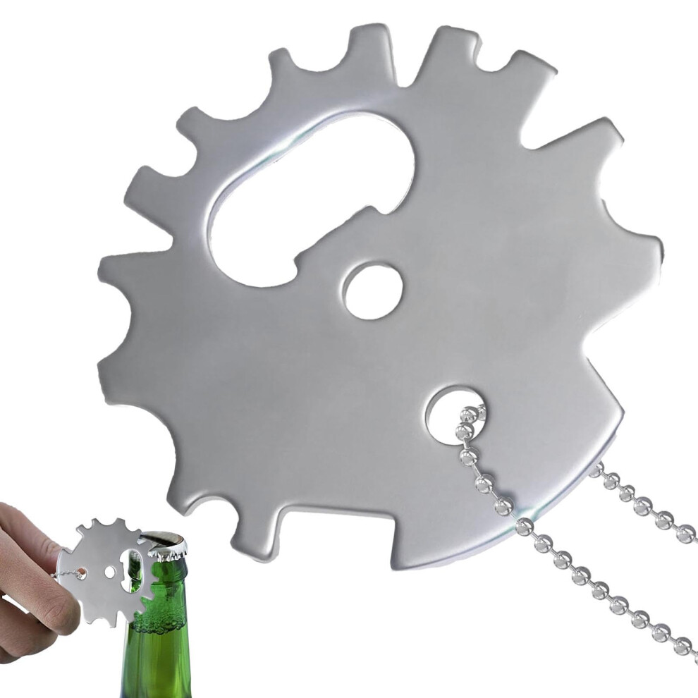 BBQ scraper  kitchen helper grill brush  grill accessories stainless steel grill cleaning tool grill brush bottle opener sock filler for men-image-OPC-PJ6W765-NEW