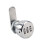 Precision Stainless Steel Cam Lock - Secure 3-Digit Code Silver 14
