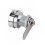 Precision Stainless Steel Cam Lock - Secure 3-Digit Code Silver 3