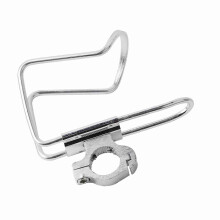 Handlebar Drink Cup Holder for Motorcycle Motorbike Silver 750ml Water Bottle