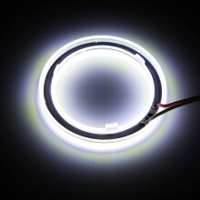 Paar 60mm Auto Halo-Ringe Angel Eye COB Scheinwerfer DRL LED für Auto & Motorrad