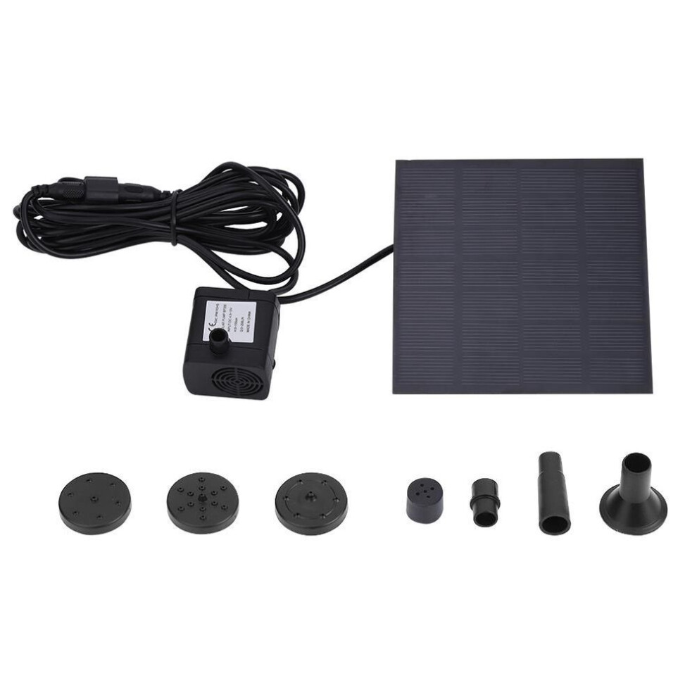 1.4w Miniature Brushless Aquarium Fountain Pond Solar Submersible Water Pump