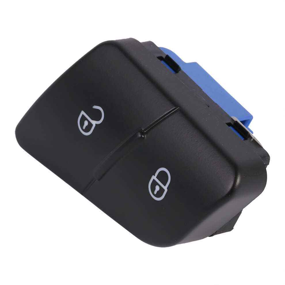 Lh Driver Side Car Door Lock Switch For Passat B6 2006-2011 Black/Blue 7901330063440