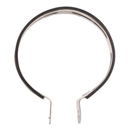Silencer Pipe Hanger for Motorcycle Exhaust System Size: 12mm Silver Finish 2