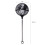 Mini-Teleskopisches Rundlandnetz 16-44 cm Silber 3