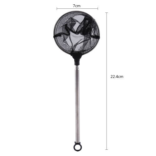 Mini-Teleskopisches Rundlandnetz 16-44 cm Silber 2