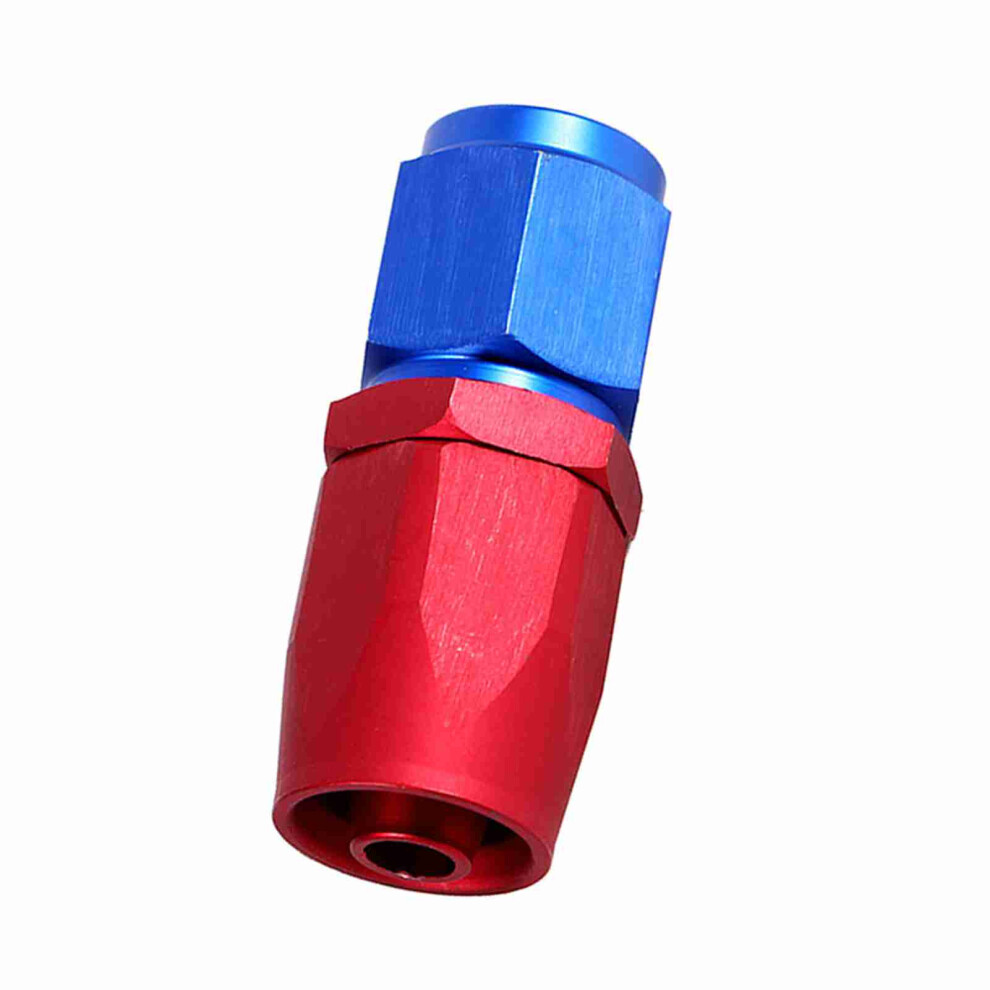 An6 Racing Fuel Line Hose End Swivel Adapter Male 0 Color Blue/Red 8731330065910
