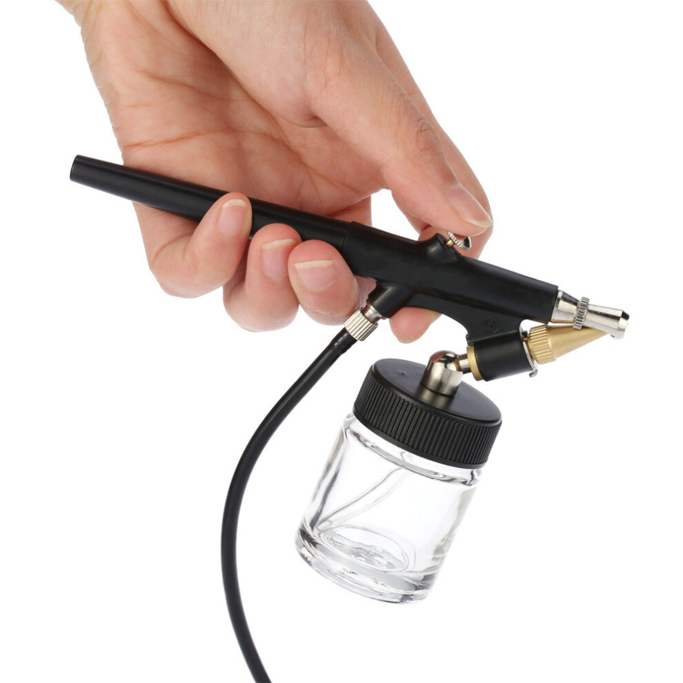 Versatile 0.8Mm Siphon Feed Airbrush Kit For Makeup Art & Tattoo 9391330070278