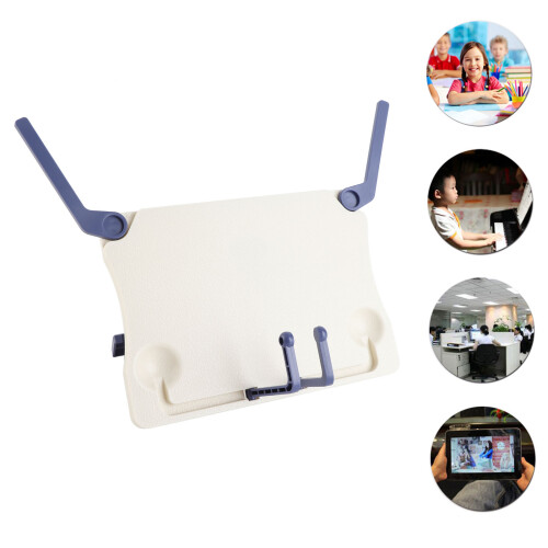 Lightweight Foldable Holder with Stretchable Arms for Books & Tablets 2